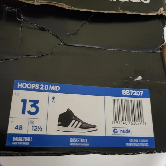 Adidas ..Black Leather. Sz 13 Men's - Picture 2 of 8